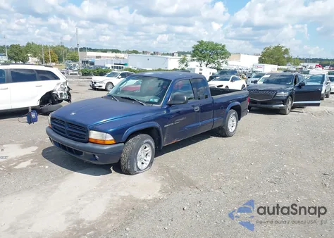 2002 Dodge Dakota Sport from USA, damaged, VIN 1B7GL32XX2S588899